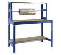 Etabli Simonwork Bt4 1200 Bleu/bois Bleu/bois 1445x1210x760 - Simonrack