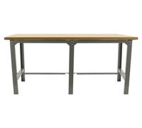 Etabli Simonwork Bt6 Mdf Tandem 2100 Gris/bois Gris/mdf 865x2100x750 - Simonrack