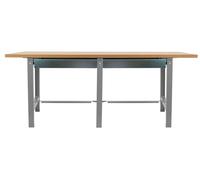 Etabli Simonwork Bt6 Mdf Tandem 2box 2100 Gris/bois Gris/mdf 865x2100x750 - Simonrack