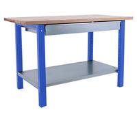 Etabli Simonwork Bt6 Pro Laminate 1box 1200 Bleu/hêtre Bleu/hêtre 865x1200x750 - Simonrack