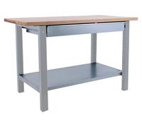 Etabli Simonwork Bt6 Pro Laminate 1box 1800 Gris/hêtre Gris/hêtre 865x1800x750 - Simonrack