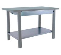 Etabli Simonwork Bt6 Pro Metal 1box 1500 Gris Gris 830x1500x730 - Simonrack
