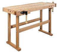 Établi - STARTER - hêtre massif 1470 x 630 x 860 mm – 2 presses – perçage 19 mm