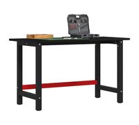vidaXL Établi Table de travail 140×60×81,5 cm Chêne massif brun clair