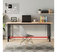 Établi Table Poste de Travail Bricolage Bois Massif de Hêtre et Métal vidaXL