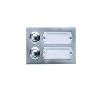 Etage Plaque eta5 02ga Aluminium/argent eloxev155532 Montage encastré 2 klinget Aste