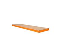 Tablette supplémentaire pour établi S-Rax 180 x 60 cm | 300 kg et 3 poutres de soutien renforcées / étagère | Table d'atelier | Panneau de particules en acier, pieds en caoutchouc [montage sans vis et