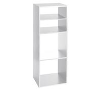 Étagère 2 cases + 2 étagères Mix Atmosphera - Blanc - Blanc -