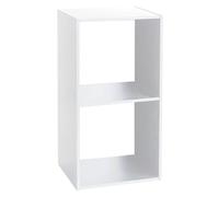 Étagère 2 Cases ""Mix n'Modul"" 67cm Blanc