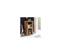 Etagère 2 niches 45x35x90 cm en manguier massif