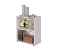Étagère 2 Niveaux Delnice 75cm Blanc