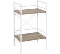Étagère 2 Niveaux "Duja" 62cm Naturel Marron G