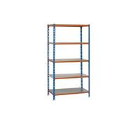 Simonrack Rayonnage Kit SIMONCLICK PLUS 5/500 5 niveaux charge 180 kg 100x50x200 cm orange/bleu/galva