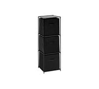 Five simply smart Étagère 3 boîtes de rangement - Noir