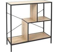 Etagère 3 Niveaux Aspect Bois et Métal Noir - ENDIS -