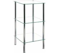 Etagère 3 Niveaux Carrée "Eliot" 77cm Transparent