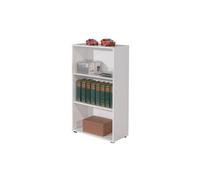 Étagère 3 Niveaux Delnice 110cm Blanc