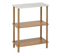 Étagère 3 Niveaux Design "Côme" 76cm Marron