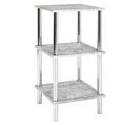 Étagère 3 Niveaux Design Miguel 77cm Gris