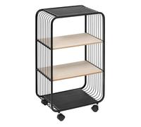 5five – étagère 3 niveaux en métal et bois – Beige