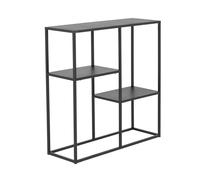 Étagère 3 Niveaux en Métal Staal 81cm Noir