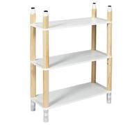 The Home Deco Kids - Etagère enfant 3 plateaux Crayons Blanc G