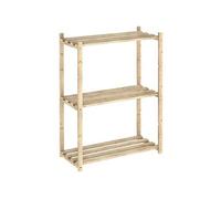 Etagère 3 tablettes à lattes 88x65x30cm nc-3-30