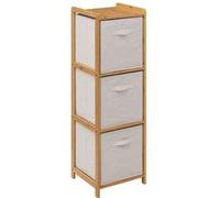 5five Étagère de rangement Tidy Box – 3 paniers en bambou marron