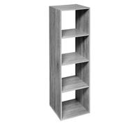 Étagère 4 Cases "Mix n'Modul" 134cm Gris