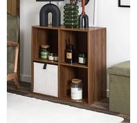 Etagère 4 niches 67x32x66 cm marron foncé - NOKI