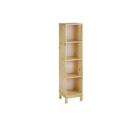 Etagère 4 niches LOGO bibliothèque, étagère colonne en pin massif naturel