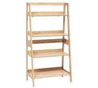Paris Prix – Étagère Abana 4 niveaux bois clair 146 cm