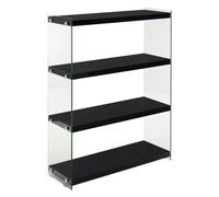 Étagère 4 Niveaux Elementary 113cm Noir Brillant