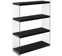 Étagère 4 Niveaux "Elementary" 113cm Noir Brillant Noir G