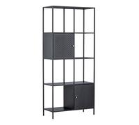 Étagère 4 Niveaux en Métal "Porto Seguro" 180cm Noir