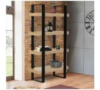 IDMarket Étagère Phoenix 4 niveaux Bois et noir