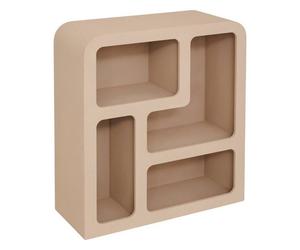 Etagère 4 niveaux Soleya beige moyen 75x30cm - Atmosphera Créateur d'intérieur