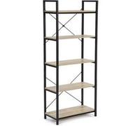 Etagère 5 Niveaux Detroit Design Industriel 170 Cm Noir