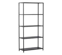 Étagère 5 Niveaux en Métal Montevideo 150cm Noir