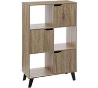 Etagère 6 cases Mix naturel 3 portes Ceda 5five Beige G