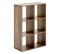 Étagère 6 Cases "Mix n'Modul" 100cm Marron