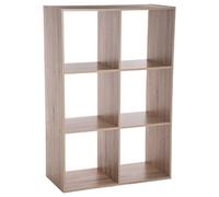 Etagère 6 Cases Mix - P. 32 cm x H. 100,5 cm - Beige