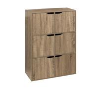 Étagère 6 Portes "Mix n'Modul" 100cm Naturel