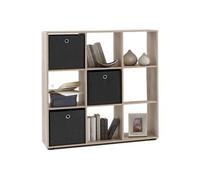Etagère 9 Cases Design "Gaman" 108cm Chêne