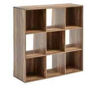5five – Étagère 9 cases Mix N Modul – Indus, effet bois foncé, 100 cm Marron