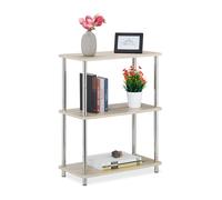 Étagère à 3 niveaux meuble multifonction 6,4 kg étagère de rangement 3 étagères