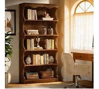 Étagère à 6 Niveaux, 180 cm de Hauteur, Bibliothèque autoportante avec rangements, étagère Ouverte pour Bureau, Chambre