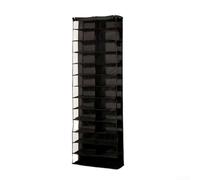 Étagère à chaussures à suspendre à la porte, 26 poches, design pliable, organiseur de placard en tissu non tissé pour entrée, garage, 160 x 55,9 cm, jaune (3)
