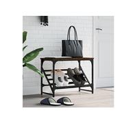 vidaXL Étagère à chaussures Chêne marron 60x30x45 cm
