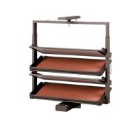 Étagère à chaussures coulissante à 12 niveaux réglables en hauteur, étagère de rangement rotative à 360° pour l'entrée, le placard et l'organisation du vestiaire
